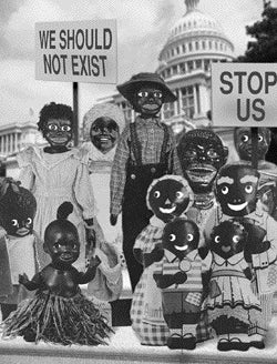 Racist Figurines March On Washington