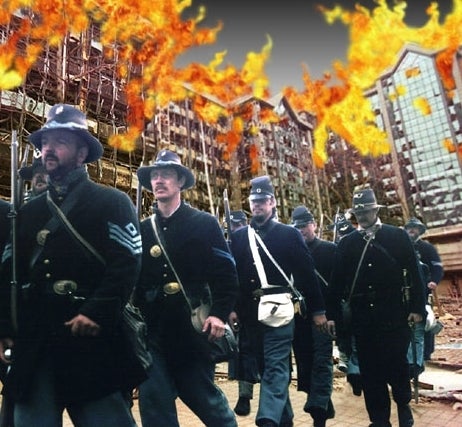 Civil War Enthusiasts Burn Atlanta To Ground