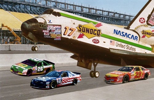 NASA, NASCAR Merge