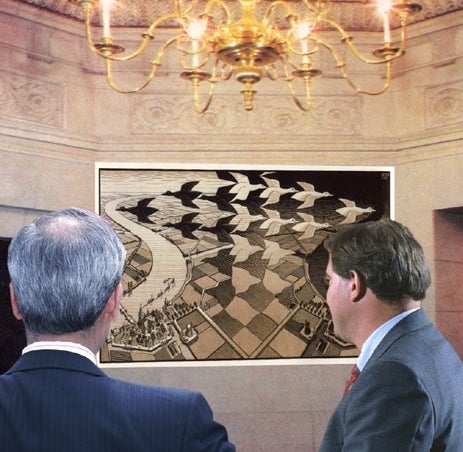 Congressmen Baffled By M.C. Escher Poster