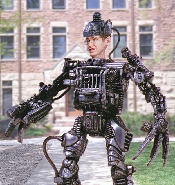 Stephen Hawking Builds Robotic Exoskeleton