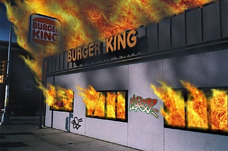 Burger King Fire Kills Seven Overweight Teenage Mothers: