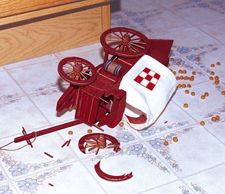 Family Dog Suspected Cause Of Miniature Chuck-Wagon Disaster