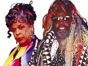 George Clinton, Della Reese Meet to Discuss Key Hairstyle Issues