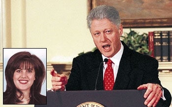 Clinton Denies Lewinsky Allegations: