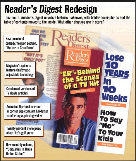 Reader's Digest Redesign