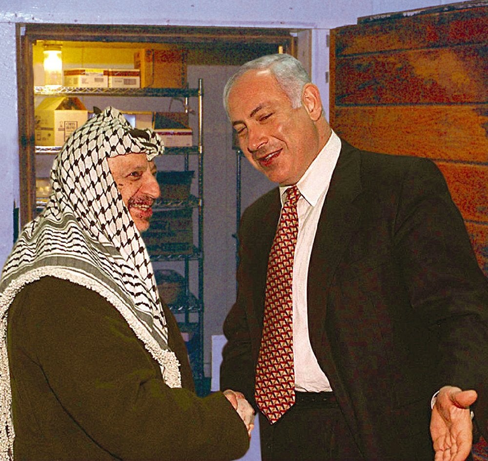 Arafat, Netanyahu Reach Understanding After Zany 'Stuck In Meat Locker' Ordeal