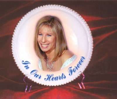 Collectible-Plate Industry Calls For Tragic Death Of Streisand