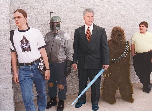 Clinton Takes Leave Of Office To Stand In Line For Star Wars: Episode I