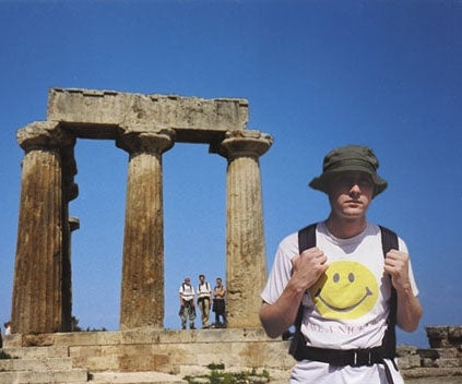 Backpack-Laden Student Trudges Slack-Jawed Past Wonders Of Ancient World