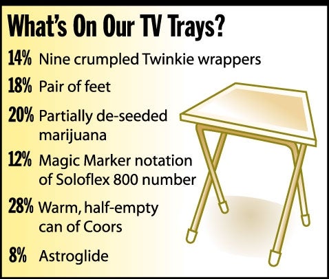 What's on our TV trays?