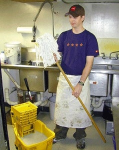 Man Ashamed Of Own Joy Upon Receiving New Mop Head