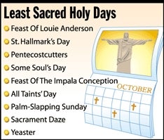 Least Sacred Holy Days