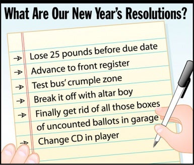 What Are Our New Year's Resolutions?