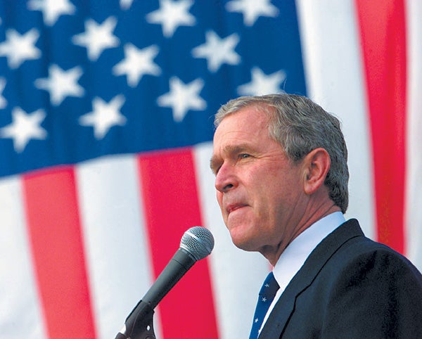 Bush: 'Our Long National Nightmare Of Peace And Prosperity Is Finally Over'