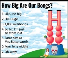 How Big Are Our Bongs?