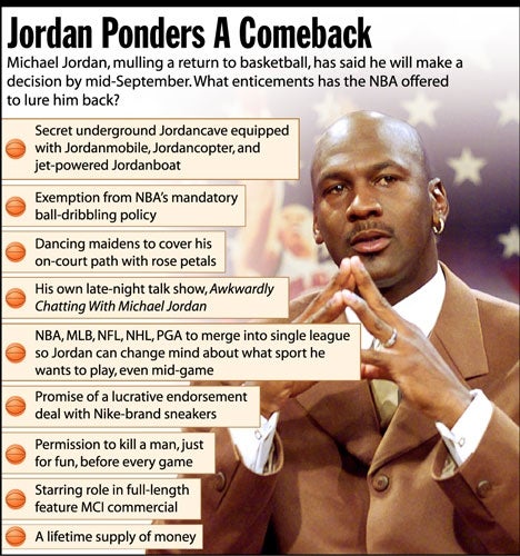 Jordan Ponders A Comeback