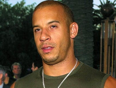 Vin Diesel Breaks Off Tracking Collar Against Rocky Outcropping