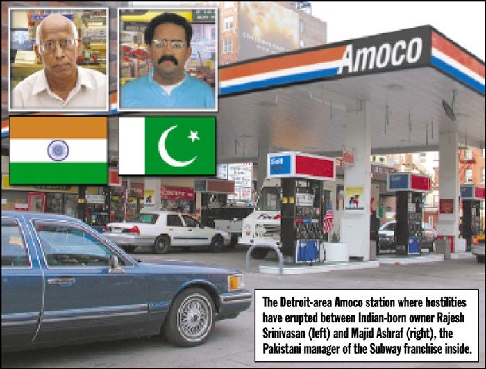 Indo-Pakistani Tensions Mount At Local Amoco