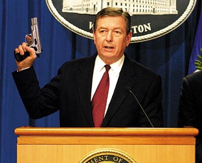 John Ashcroft Silences Reporters With Warning Shot