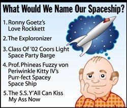 What Would We Name Our Spaceship?