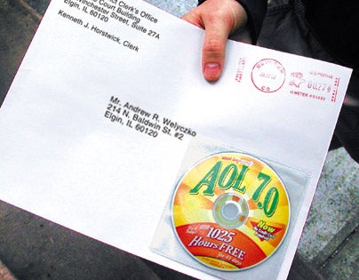 Court Summons Comes With 1,025 Free Hours Of AOL