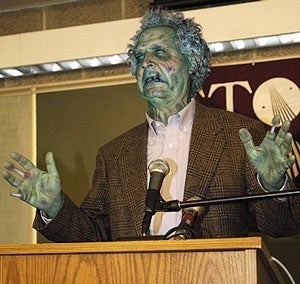 Zombie Nutritionist Recommends All-Brain Diet