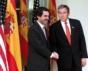 Bush Subconsciously Sizes Up Spain For Invasion