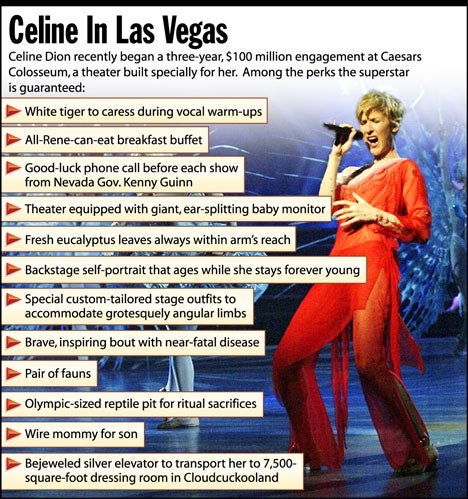 Celine In Las Vegas