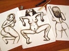 Art Student's Nudes Obviously Drawn From Hustler