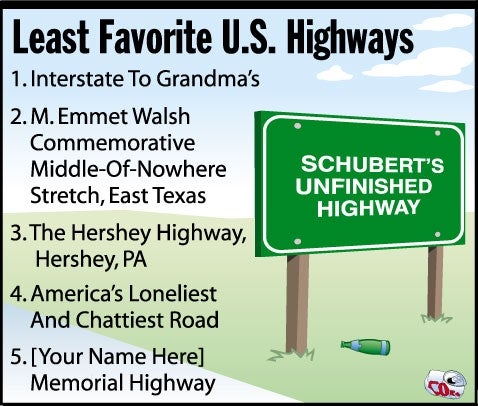 Least Favorite U.S. Highways