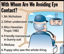 With Whom Are We Avoiding Eye Contact?