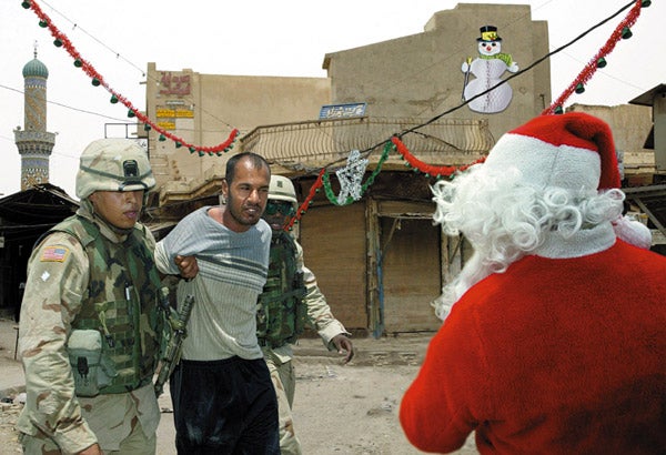 Christmas Brought To Iraq By Force