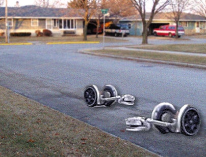 Only Two Segways In Town Collide