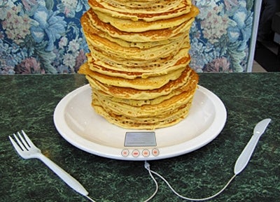 New 40-Gigabite iHOP Breakfast Platter Holds Up To 10,000 Pancakes