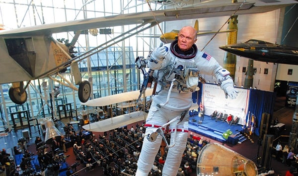 John Glenn Installed In Smithsonian