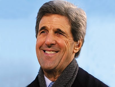 Kerry's Face Droops With Joy Over Latest Polls