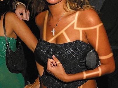 Woman's Tan Lines Don't Make Any Sense