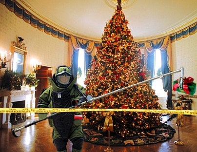 44 Suspicious Packages Detonated Under White House Christmas Tree