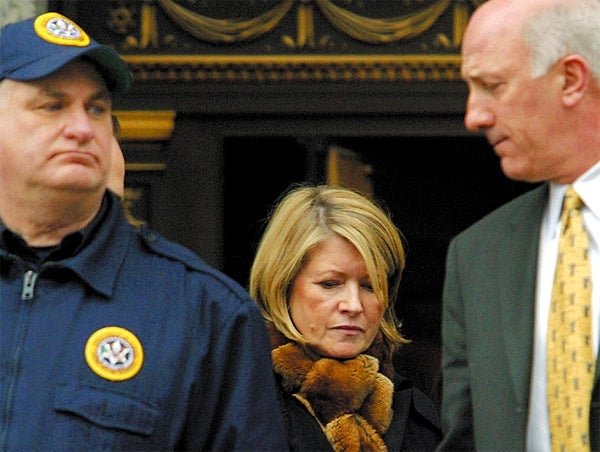 Poll: Americans Feel Safer With Martha Stewart In Jail