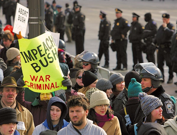 Protest One Person Short Of Success