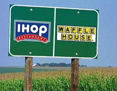 Mason-Dixon Line Renamed IHOP-Waffle House Line