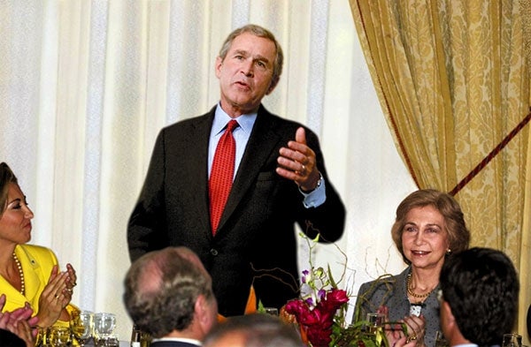 Bush Regales Dinner Guests With Impromptu Oratory On Virgil's Minor Works