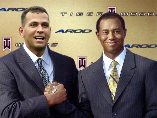 Tiger Woods Signs $15 Million Deal To Endorse Alex Rodriguez