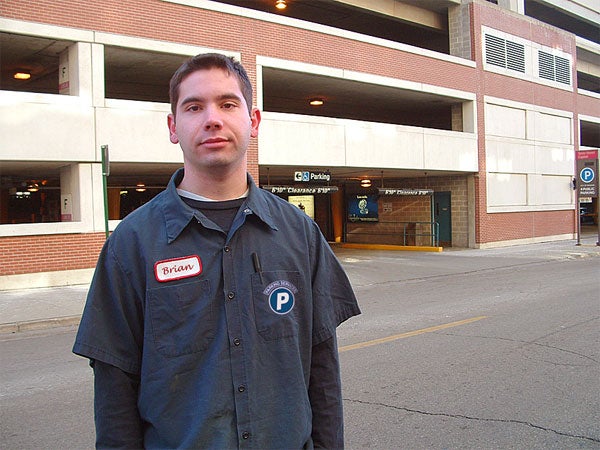 Parking-Ramp Attendant Knows All The Best Spaces