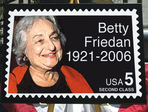 Betty Friedan Honored With Second-Class Postage Stamp