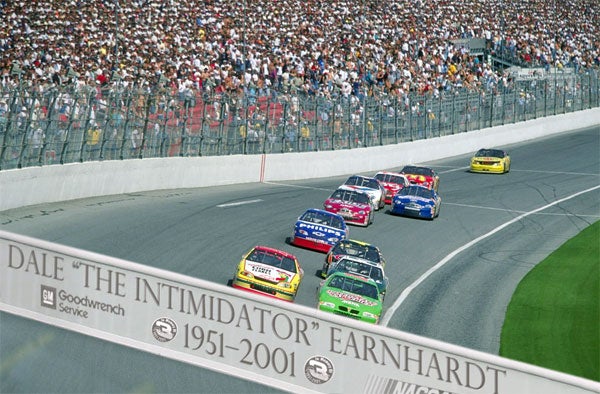 Daytona 500 Honors Dale Earnhardt's Memory With Wall Of Fame Across Track