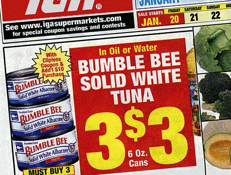 Bumble Bee Tuna Celebrates 10,000th Supermarket Circular Cover