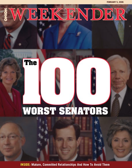 The 100 Worst Senators