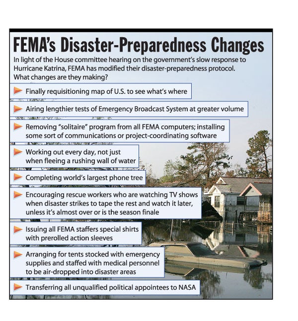 FEMA's Disaster-Preparedness Changes